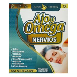 Nervios 60 tab Ajo y Omega