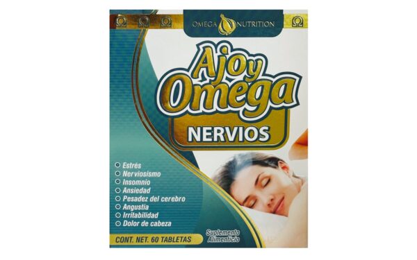 Nervios 60 tab Ajo y Omega