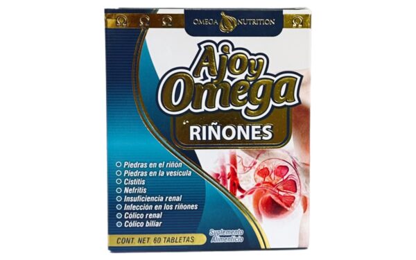Riñones 60 Tab Ajo y Omega