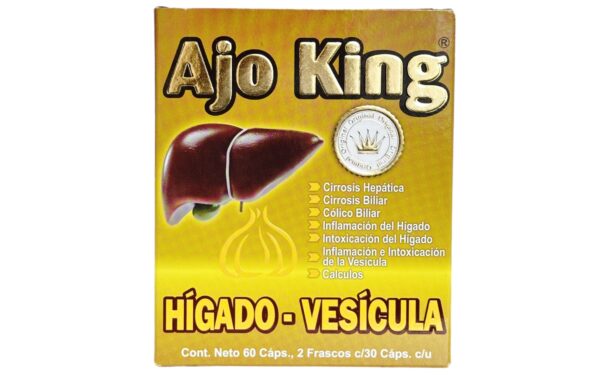 Ajo King Higado Vesicula 60 cap