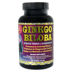 Ginkgo Biloba 100cap. Naturalisimo Life 775mg