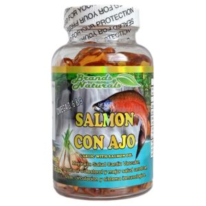 Salmon con  Ajo 100cap 1000mg