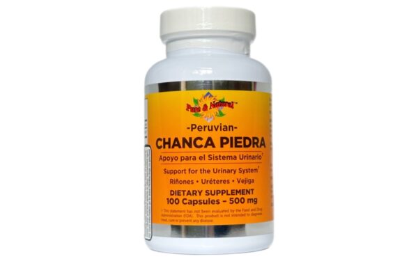 Chanca piedra bote 100cap 500mg Pure y Natural