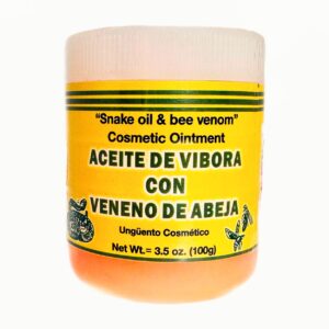 Aceite de víbora con veneno de abeja 3.5 Oz