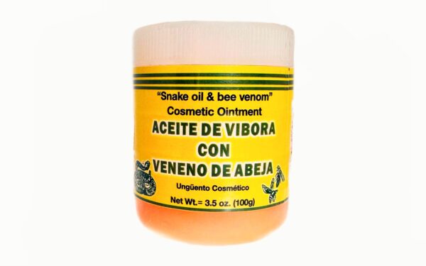 Aceite de víbora con veneno de abeja 3.5 Oz