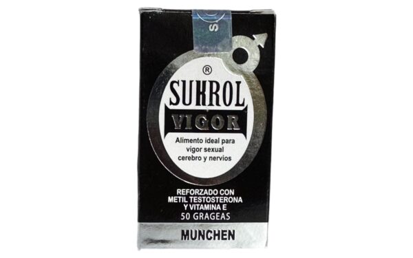 Sukrol Vigor 50 grageas caja negra
