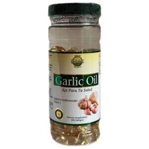 Garlic tapa blanca o verde 300 softgels