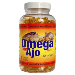 Omega con Ajo  3 6 9  200 sofgel