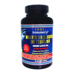 aceite de higado de tiburon 100 Cap. 500mg