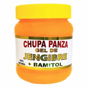 Chupa panza gel de gengibre bamitol  roja amarilla naranja 250mg