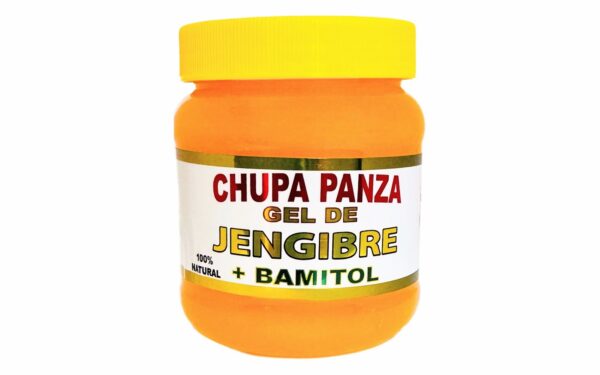 Chupa panza gel de gengibre bamitol  roja amarilla naranja 250mg