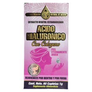 Acido Hialuronico con colageno 90 cap 600mg