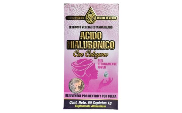 Acido Hialuronico con colageno 90 cap 600mg