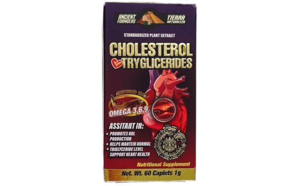 Colesterol trigliceridos 60 capletas 1g