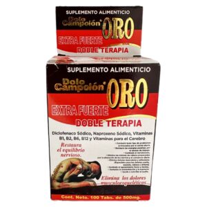 Dolo Campolon Oro Extra Fuerte 100tab 500mg