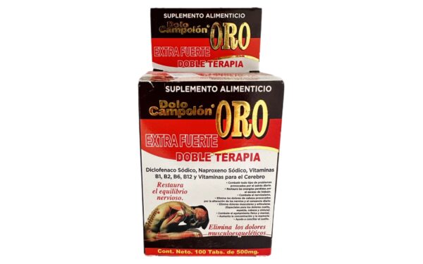 Dolo Campolon Oro Extra Fuerte 100tab 500mg