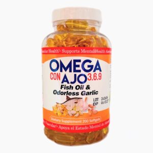 Omega con Ajo 3.6.9 Odorless 200softgels