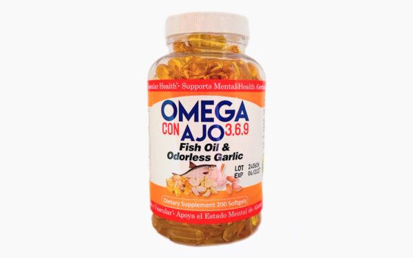 Omega con Ajo 3.6.9 Odorless 200softgels