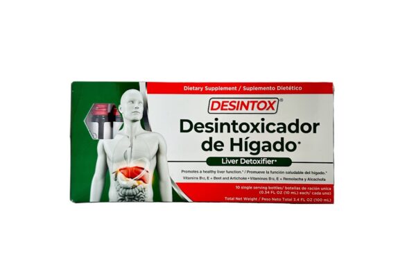 Desintoxicador de Higado 10 viales 10ml