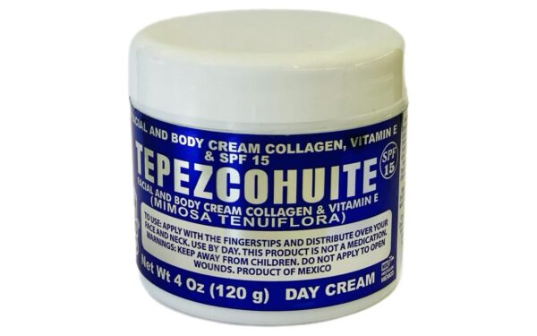 Tepezcohuite colageno y vitamina E 120g