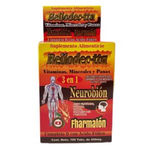 Bellodecta 3 en 1 100tab 500mg