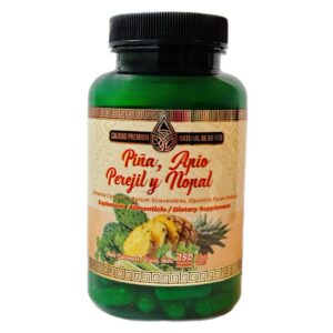 Piña, Apio, Perejil y Nopal 150 cap. 500mg.