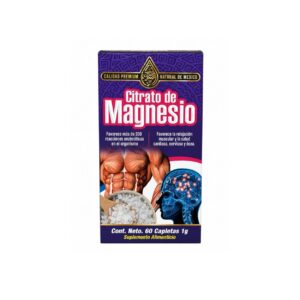 Citrato de Magnesio 60 capletas 1g