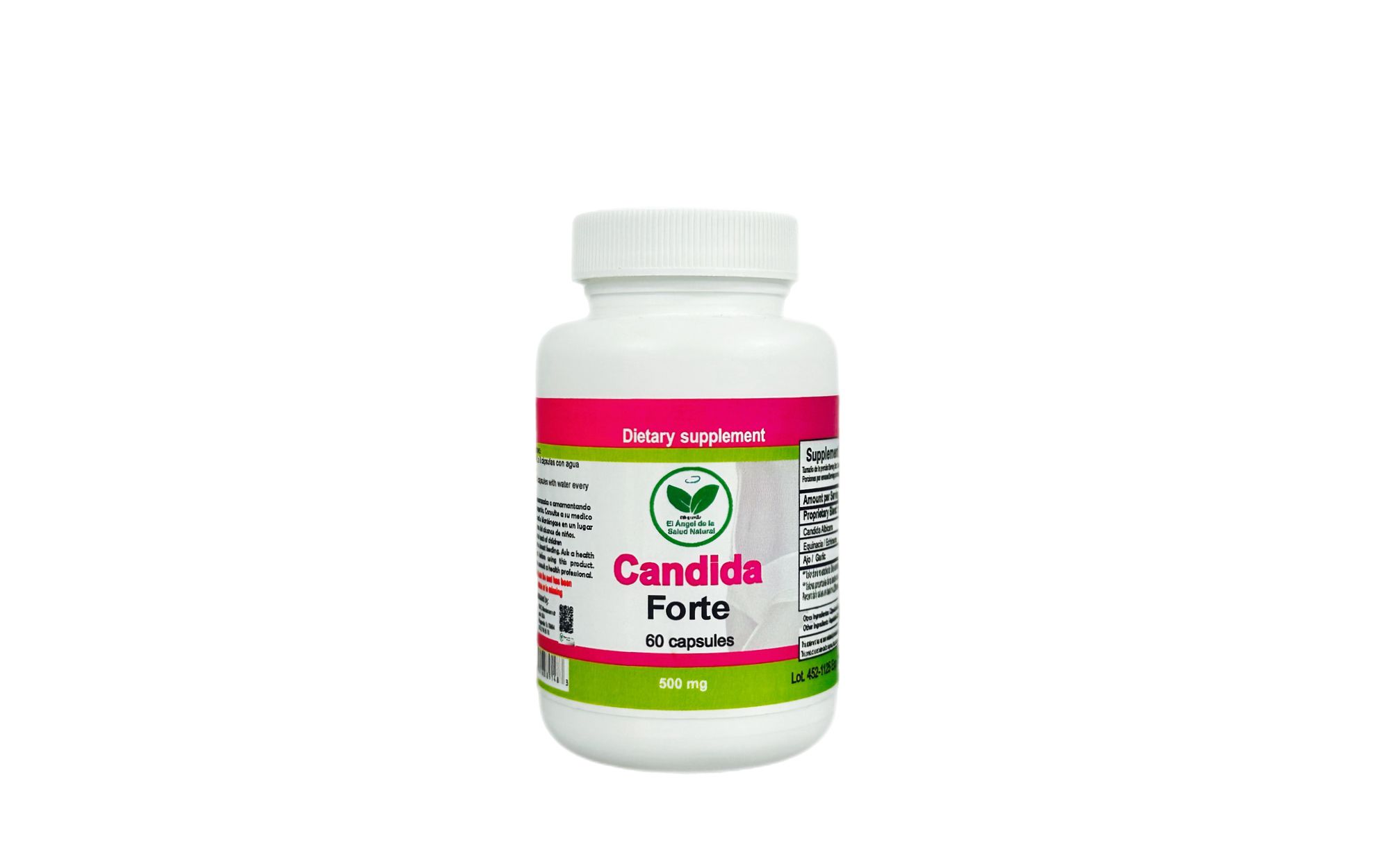Cándida Forte 60 cap 500 mg