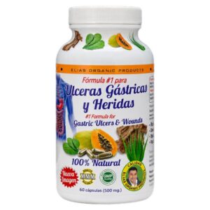 Ulceras Gastricas y heridas 60 cap 500mg